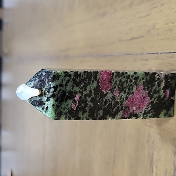 Ruby In Zoisite Crystal Tower - Picture 2 of 7